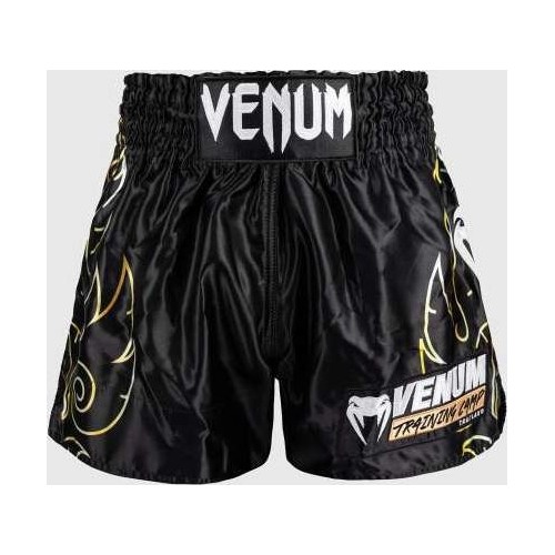 Spodenki Venum VTC Flames Muay Thai - czarny/złoty
