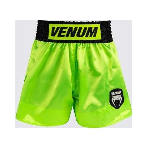 Spodenki Venum Classic Evo Muay Thai - neonowożółte/czarne