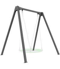 Huśtawka 1-stanowiskowa na łożyskach (stelaż) szeroka PREMIUM MO-015 - Marbo Sport