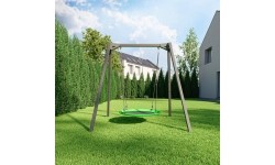 Huśtawka 1-stanowiskowa na łożyskach (stelaż) szeroka PREMIUM MO-015 - Marbo Sport