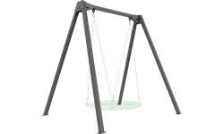 Huśtawka 1-stanowiskowa na łożyskach (stelaż) szeroka PREMIUM MO-015 - Marbo Sport