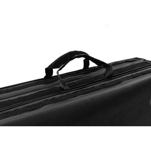 Materac gimnastyczny składany twardy z rzepami 180 x 90 x 5 cm czarny - Marbo Sport
