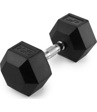 Hantla żeliwna gumowana HEX 20 kg - UpForm