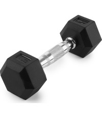Hantel żeliwny gumowany HEX 2,5 kg – UpForm