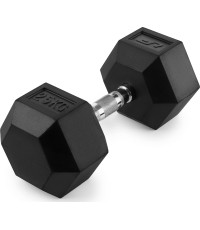 Hantla żeliwna gumowana HEX 25 kg - UpForm