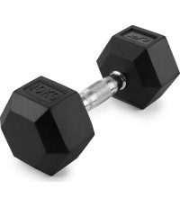 Hantla żeliwna gumowana HEX 10 kg - UpForm