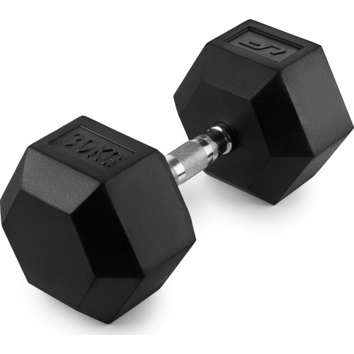 Hantla HEX 30 kg z gumowanego żeliwa, UpForm