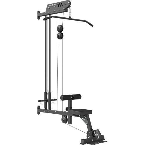 Wyciąg górny i dolny do ściany z siedziskiem i stopami MS-W104 2.0 - Marbo Sport