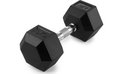 Hantla żeliwna powlekana gumą HEX 15 kg - UpForm
