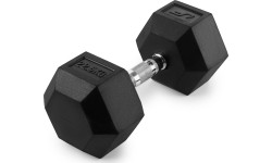 Hantla żeliwna gumowana HEX 22,5 kg - UpForm