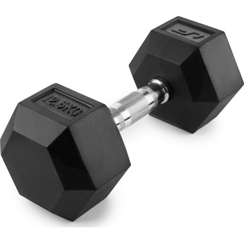 Hantla HEX żeliwna pokryta gumą 12,5 kg, UpForm