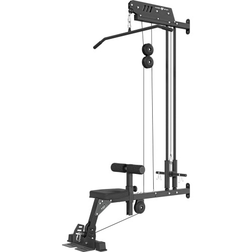 Wyciąg górny i dolny do ściany z siedziskiem i stopami MS-W104 2.0 - Marbo Sport