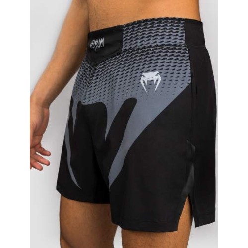 Spodenki Venum No Gi Fightshorts - czarny/srebrnoszary