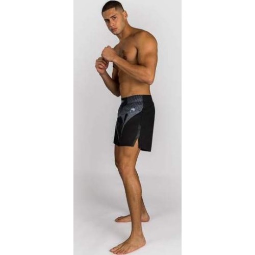 Spodenki Venum No Gi Fightshorts - czarny/srebrnoszary