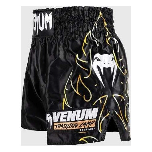 Spodenki Venum VTC Flames Muay Thai - czarny/złoty