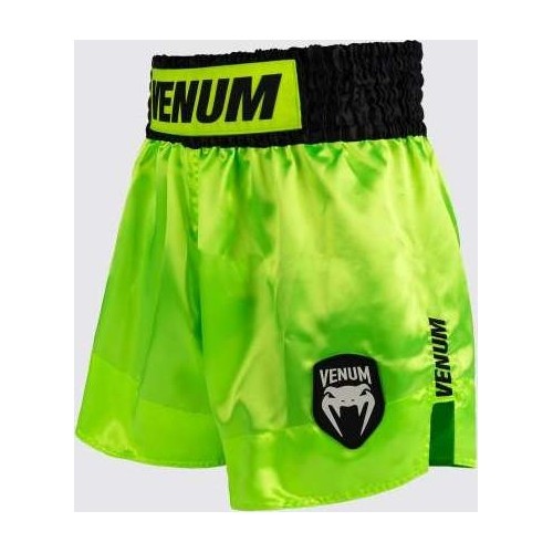 Spodenki Venum Classic Evo Muay Thai - neonowożółte/czarne