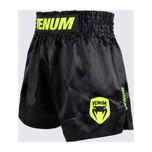 Spodenki Venum Classic Evo Muay Thai - czarny/neon żółty