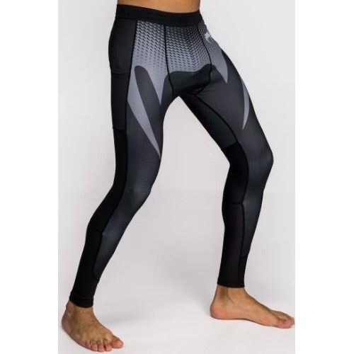 Venum No Gi Spats - czarny/srebrnoszary