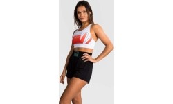 Damski biustonosz sportowy Venum x RWS 2.0 - biały/czerwony