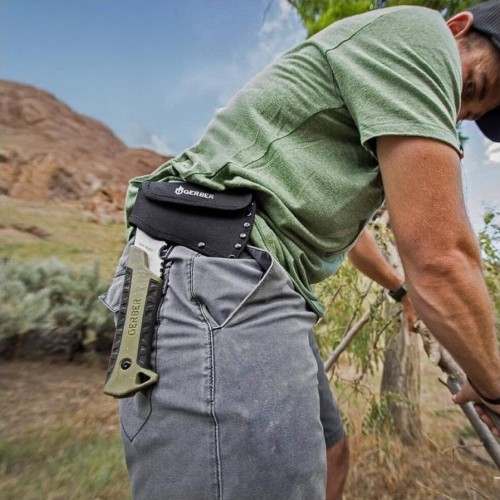 Gerber Pack Hatchet płaski, zielony