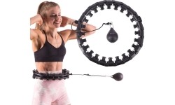 HHW01 HULA HOOP CZARNY Z OBCIĄŻNIKIEM HMS