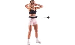 HHW01 HULA HOOP CZARNY Z OBCIĄŻNIKIEM HMS