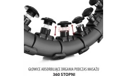 HHW01 HULA HOOP CZARNY Z OBCIĄŻNIKIEM HMS