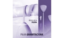 HHM14 HULA HOOP FIOLETOWY MAGNETYCZNY Z OBCIĄŻNIKIEM + LICZNIK HMS