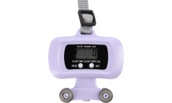 HHM14 HULA HOOP FIOLETOWY MAGNETYCZNY Z OBCIĄŻNIKIEM + LICZNIK HMS