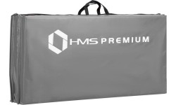 Składany materac gimnastyczny HMS Premium MGS01, 2400x1200mm, szary