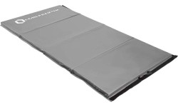 Składany materac gimnastyczny HMS Premium MGS01, 2400x1200mm, szary