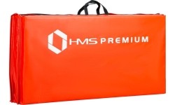Materac gimnastyczny składany HMS Premium MGS01, 2400x1200mm, czerwony