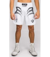 Spodenki bokserskie Venum x Mike Tyson Tiger – optyczna biel/głęboka czerń