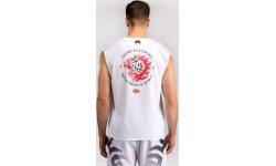 Koszulka bez rękawów Venum x Mike Tyson Tiger – optyczna biel