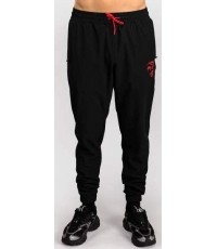 Spodnie dresowe Venum x Mike Tyson Tiger – głęboka czerń/intensywna czerwień