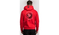 Bluza z kapturem Venum x Mike Tyson Tiger – intensywna czerwień/głęboka czerń