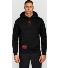 Bluza z kapturem Venum x Mike Tyson Tiger – głęboka czerń/intensywna czerwień