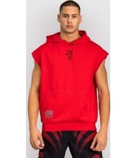 Bluza bez rękawów Venum x Mike Tyson Tiger – intensywna czerwień/głęboka czerń