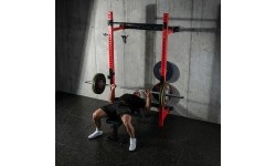 WISZĄCY REGAŁ SIŁOWY Z ŁAWKĄ KLT34 CZERWONY HMS FITNESS