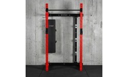 WISZĄCY REGAŁ SIŁOWY Z ŁAWKĄ KLT34 CZERWONY HMS FITNESS