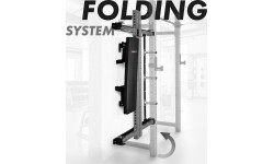 WISZĄCY REGAŁ SIŁOWY Z ŁAWKĄ KLT34 SZARY HMS FITNESS