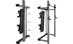 WISZĄCY REGAŁ SIŁOWY Z ŁAWKĄ KLT34 SZARY HMS FITNESS