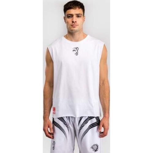 Koszulka bez rękawów Venum x Mike Tyson Tiger – optyczna biel