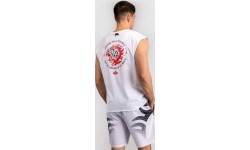 Koszulka bez rękawów Venum x Mike Tyson Tiger – optyczna biel