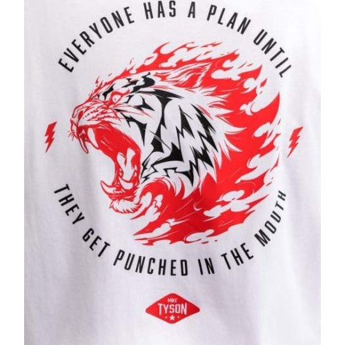 Koszulka bez rękawów Venum x Mike Tyson Tiger – optyczna biel