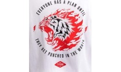 Koszulka bez rękawów Venum x Mike Tyson Tiger – optyczna biel