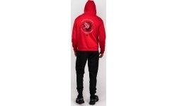 Bluza z kapturem Venum x Mike Tyson Tiger – intensywna czerwień/głęboka czerń