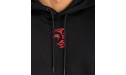 Bluza z kapturem Venum x Mike Tyson Tiger – głęboka czerń/intensywna czerwień