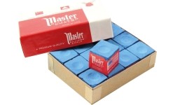 Kreda bilardowa Master Sky Blu, 12szt.