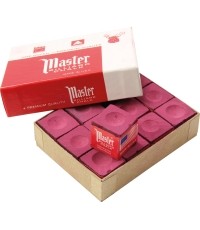 Kreda bilardowa Master Burgundy - czerwona